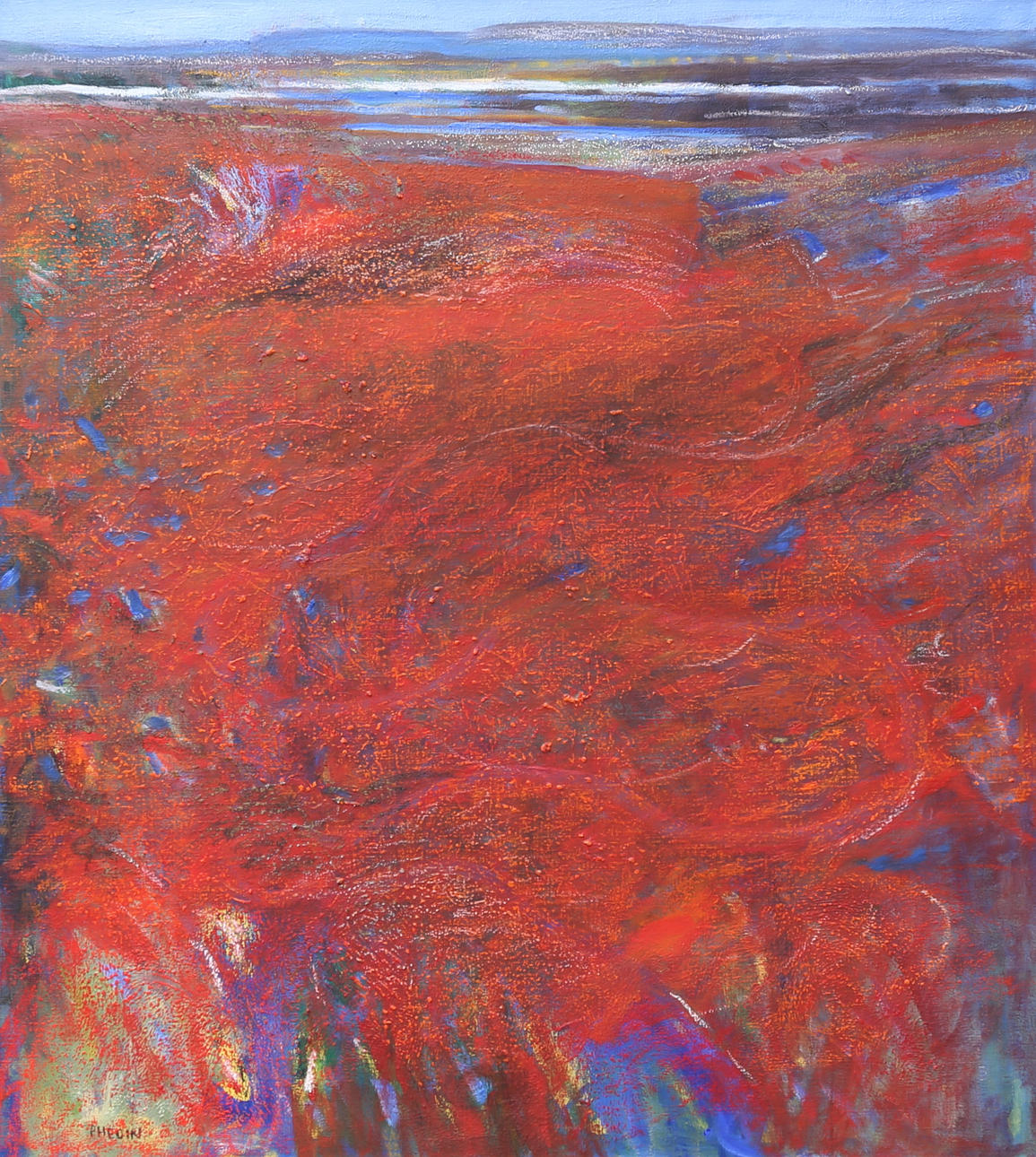 PEKKA HEDIN. Oil on canvas, signed.