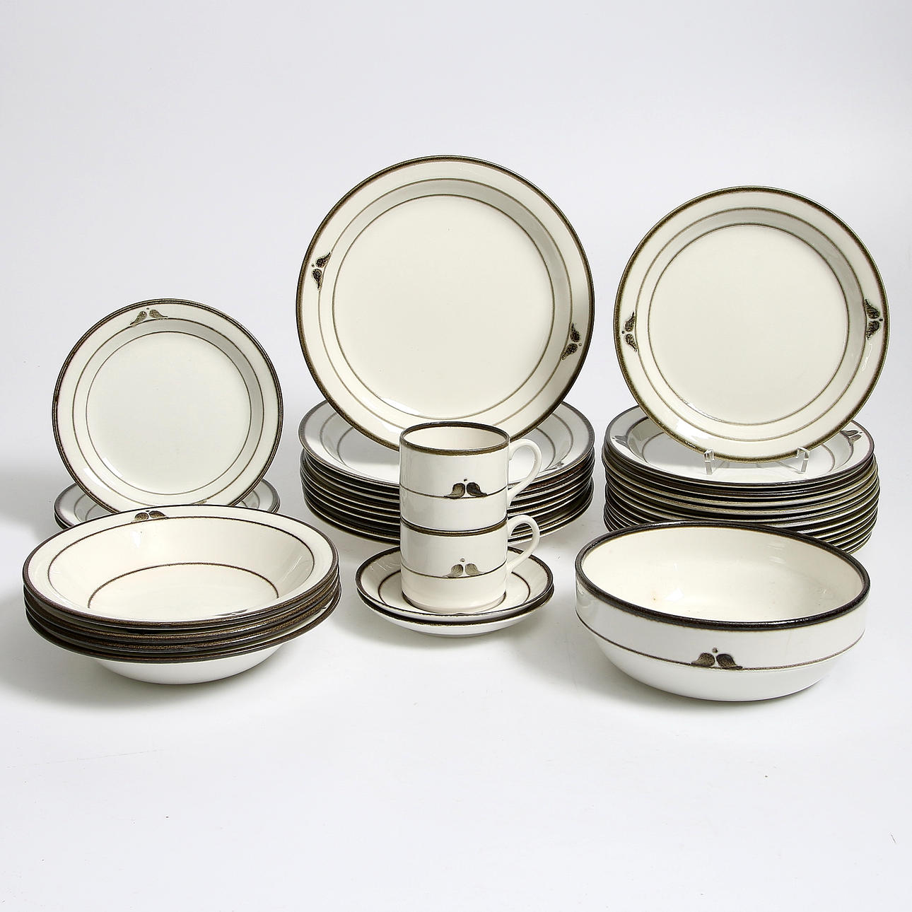 MATSERVIS, 32 delar, "Nordica", design Carl Harry Stålhane, Rörstrand.