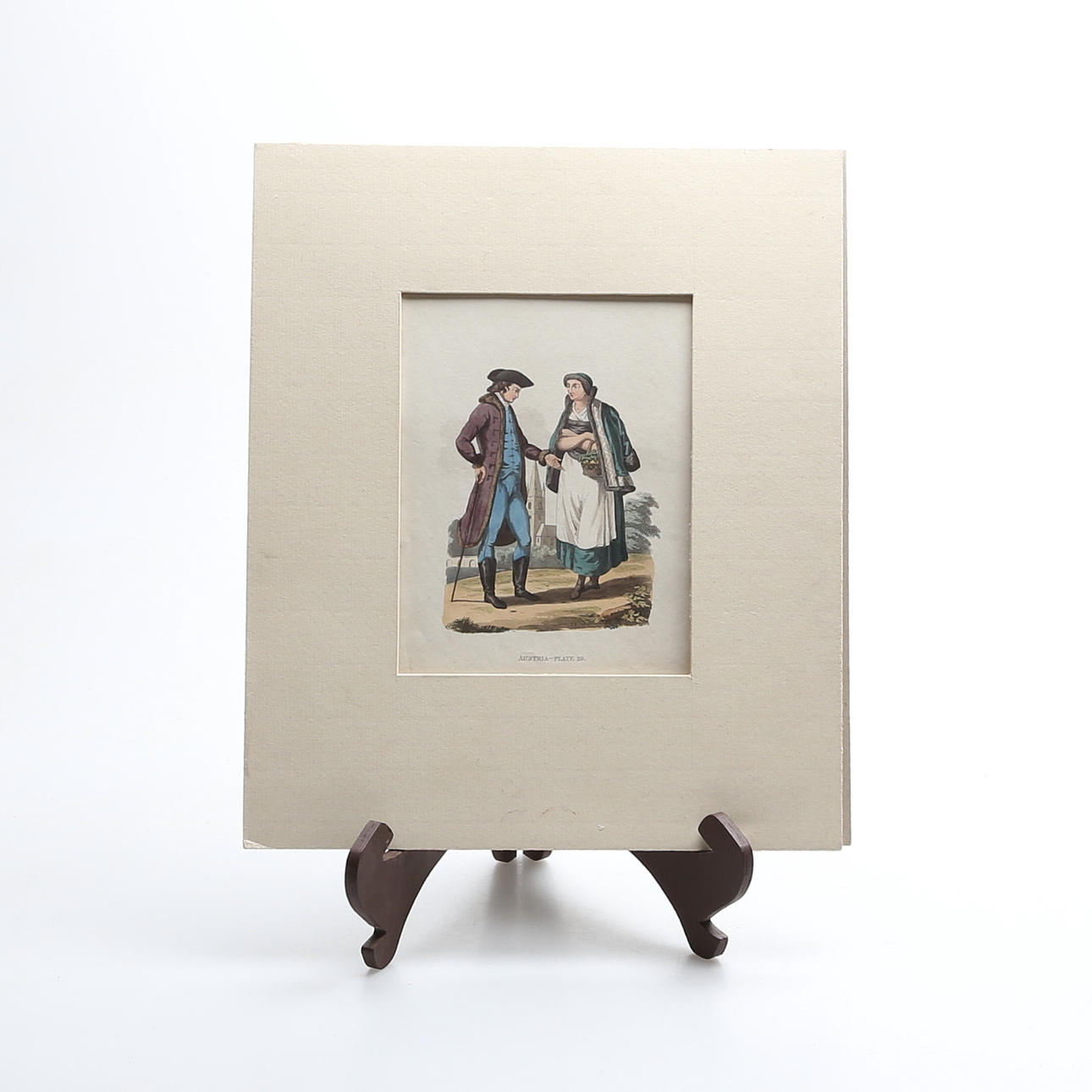 TRYK "Østrig" herkomst operasanger Birgit Nilsson, 1800-tallet.