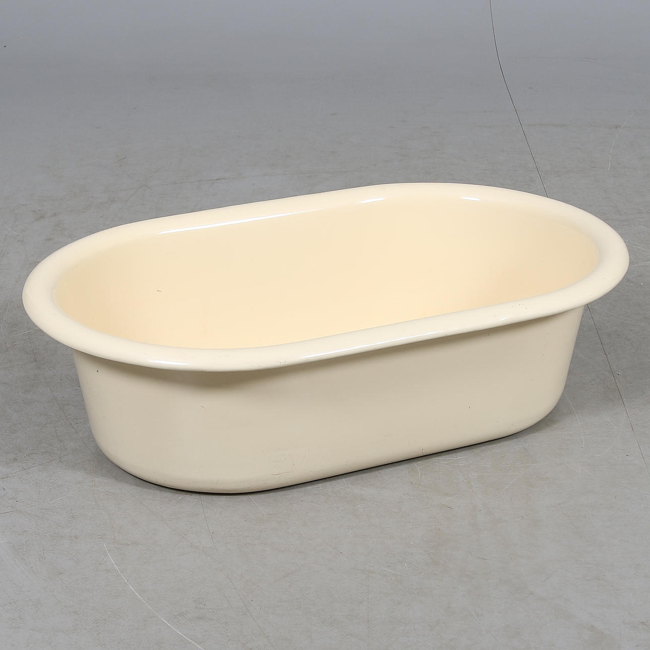 WANNE, emailliertes Blech, Kockums, 1900er Jahre.