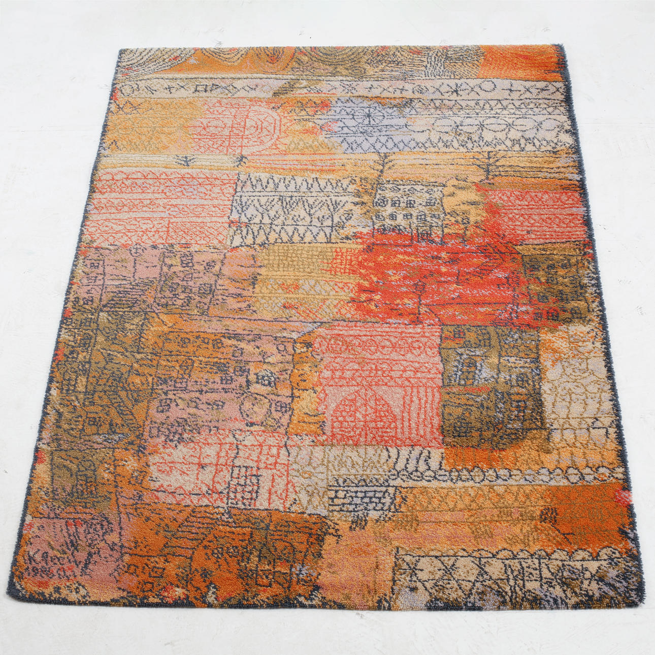 MATTA, efter Paul Klee, Ege Axminster, Danmark, ca 200 x 140 cm.