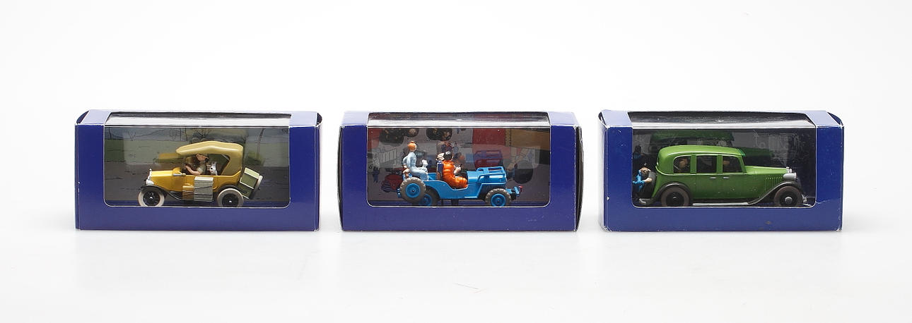 BILMODELLER, Tintin, Hergé-Moulinsart 2002.