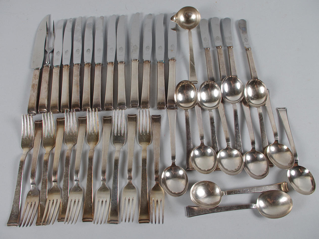 BESTICKUPPSÄTTNING, nysilver, WMF.