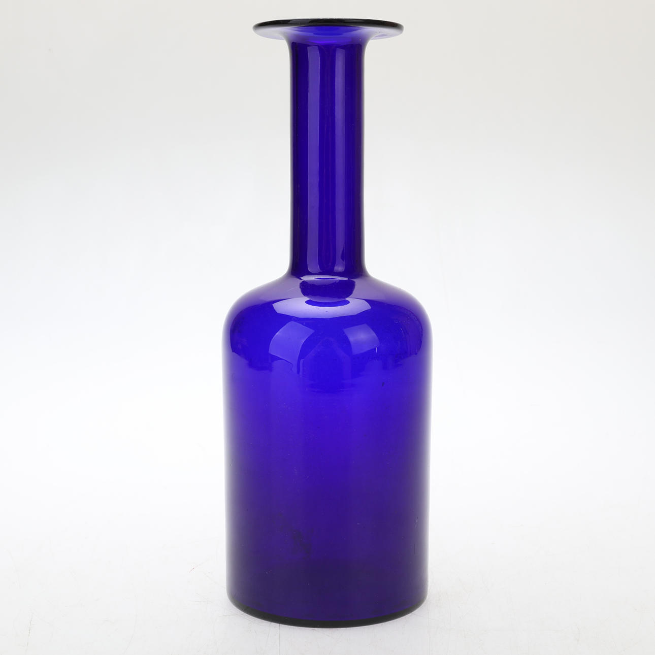 OTTO BAUER. bottle, glass, "Carnaby", Holmegaard, Kastrup, Denmark.