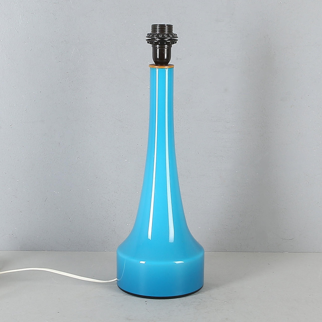 TABLE LAMP, glass, Bergboms, 1960s/70s.
