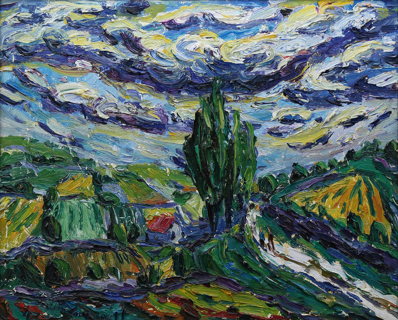 ANTONIO PERIS CARBONELL. "Paisaje".