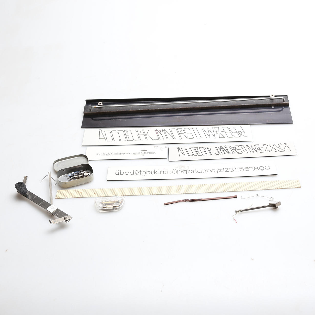 TEXTOGRAF i originallåda, 1900-tal.