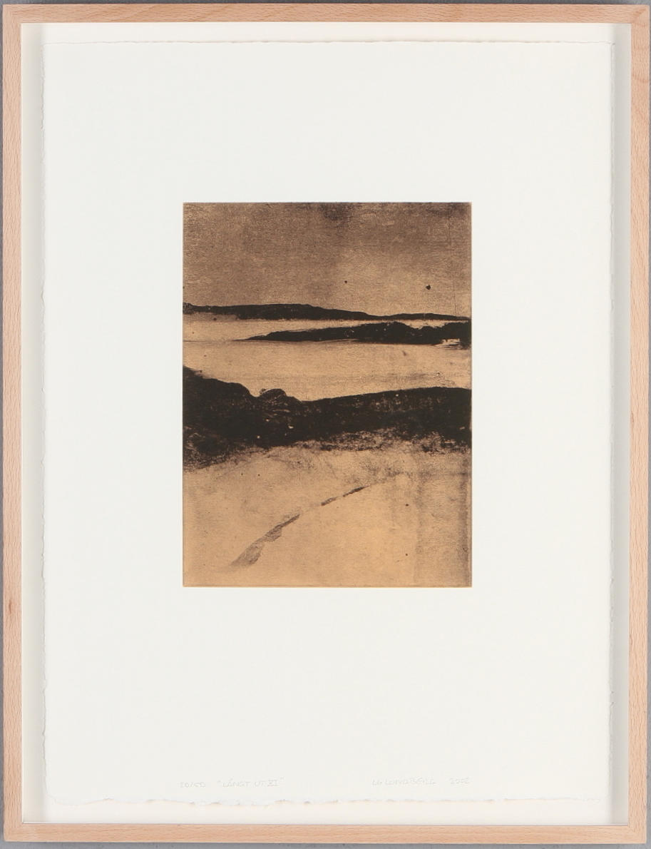 LG LUNDBERG. "Långt ut XI", färgetsning, signerad och numrerad 20/50.