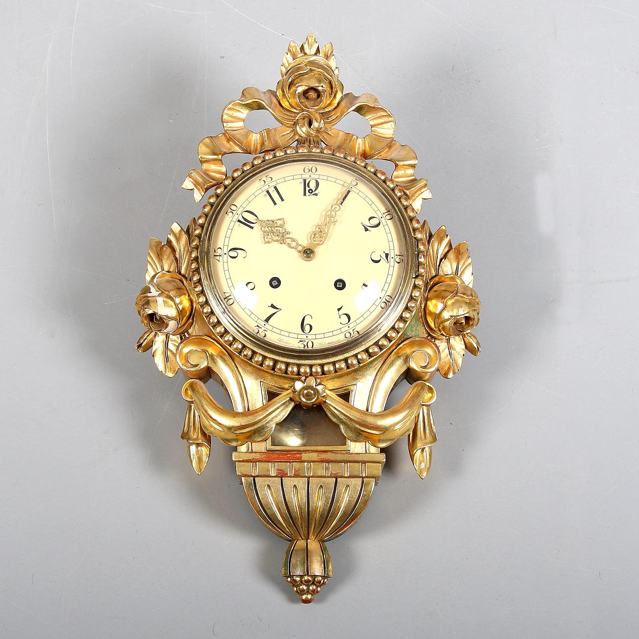 VÄGGPENDYL, Gustaviansk stil. Union Stjärnsund. 1900-talets första hälft.