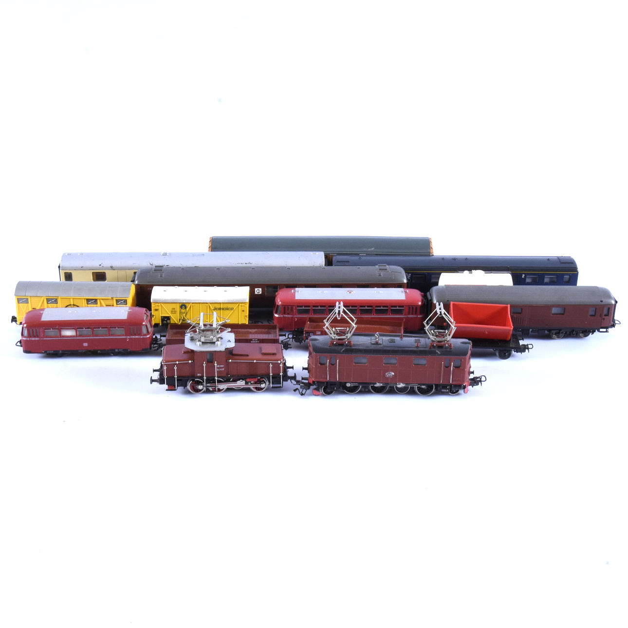 LOK SAMT VAGNAR, Märklin, 15 delar.