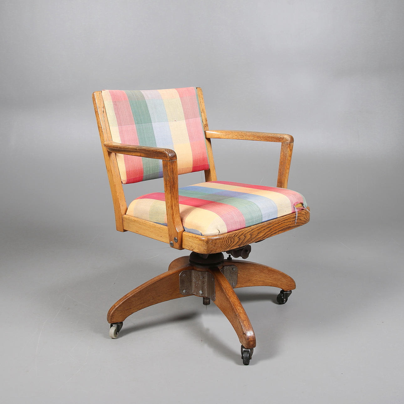 SKRIVBORDSSTOL, ek, Tranås Kontorsmöbler. 1900-talets början.