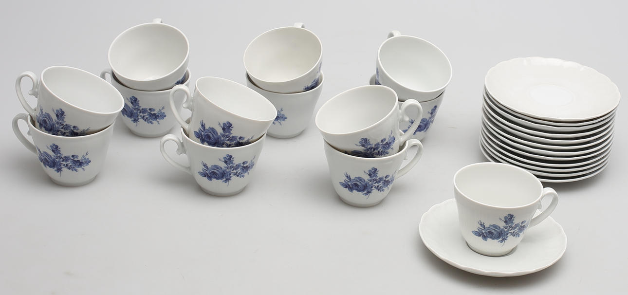 KAFFESERVIS 13 delar, Svaneholm, Classic Romance.