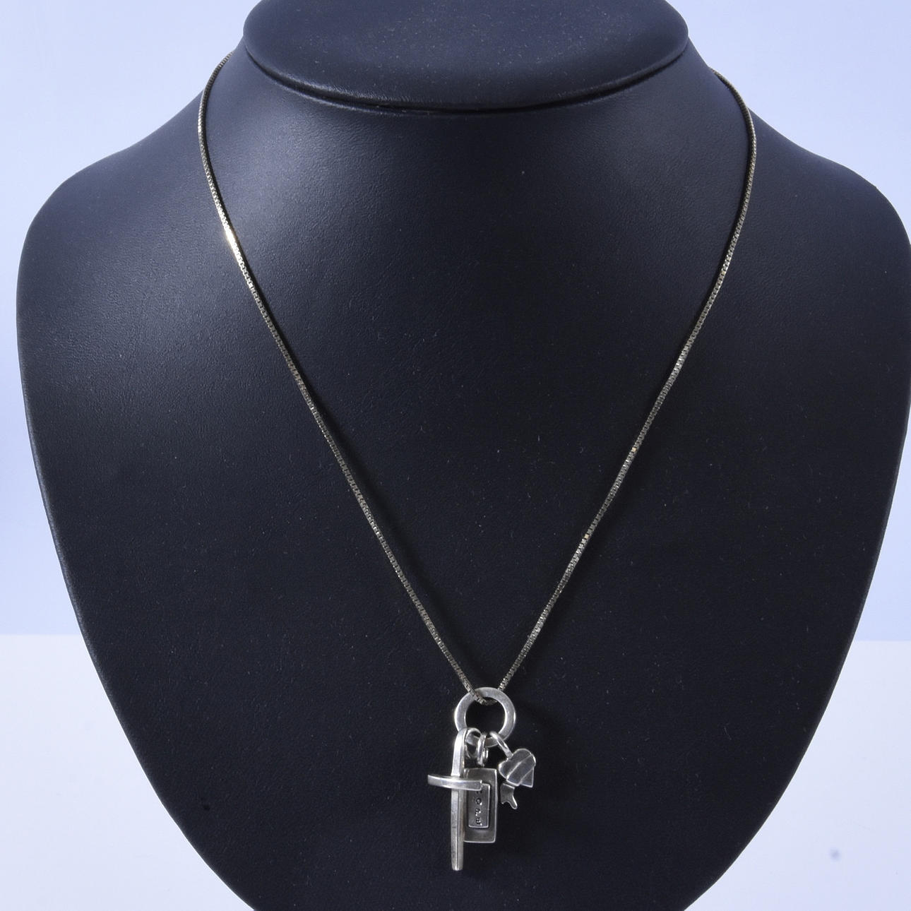 NECKLACE WITH PENDANT, silver, Efva Attling.