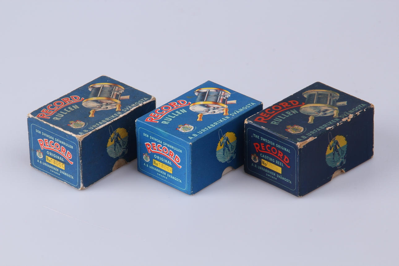 FISKERULLAR, 3 st, Record, A.B Urfabruken Svängsta.
