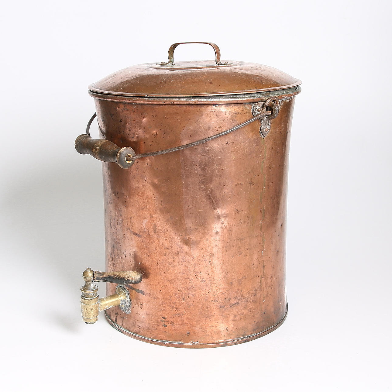 VATTENBEHÅLLARE, koppar, S.O.L Nilsson, 1800-tal.