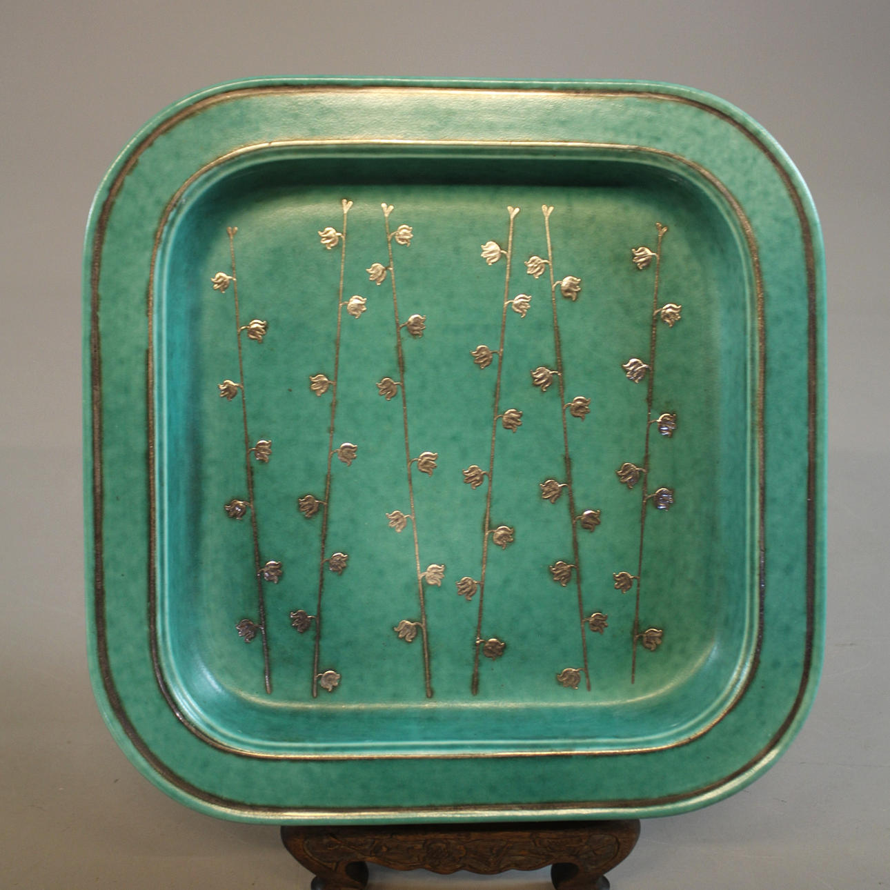 WILHELM KÅGE. BARRIL "ARGENTA", gres esmaltado Gustavsberg.