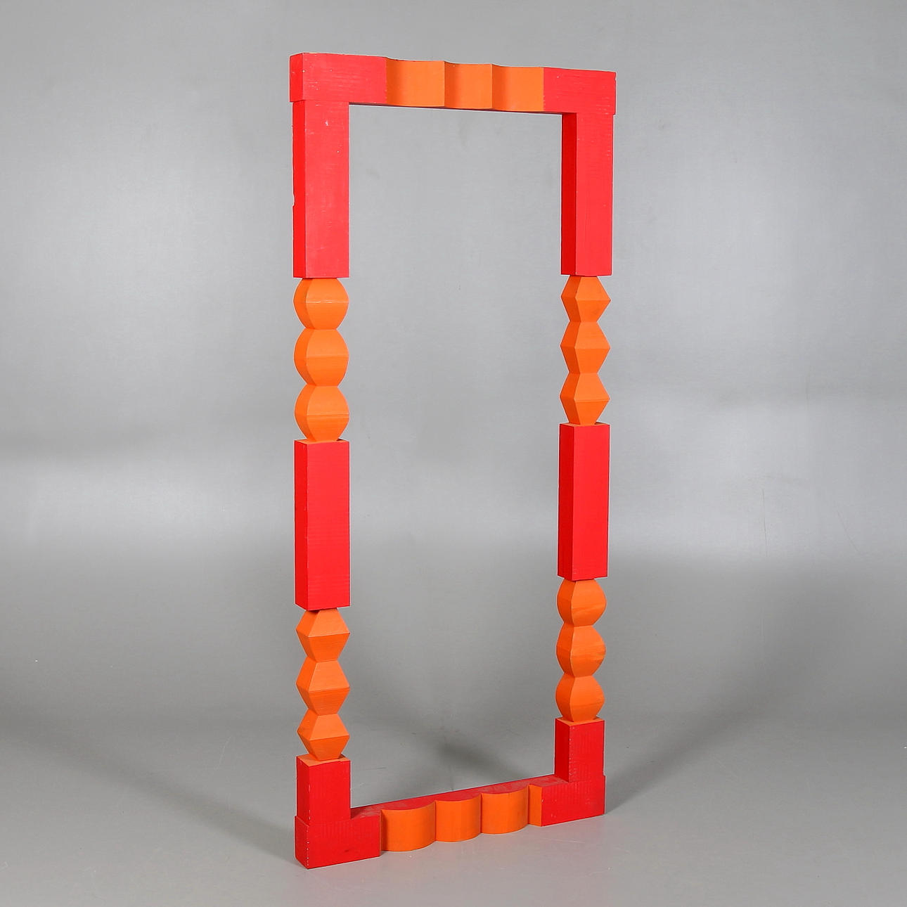 SPEGELRAM, trä, Eriksmålaglas, design, Erik Höglund, 1950/60-tal.