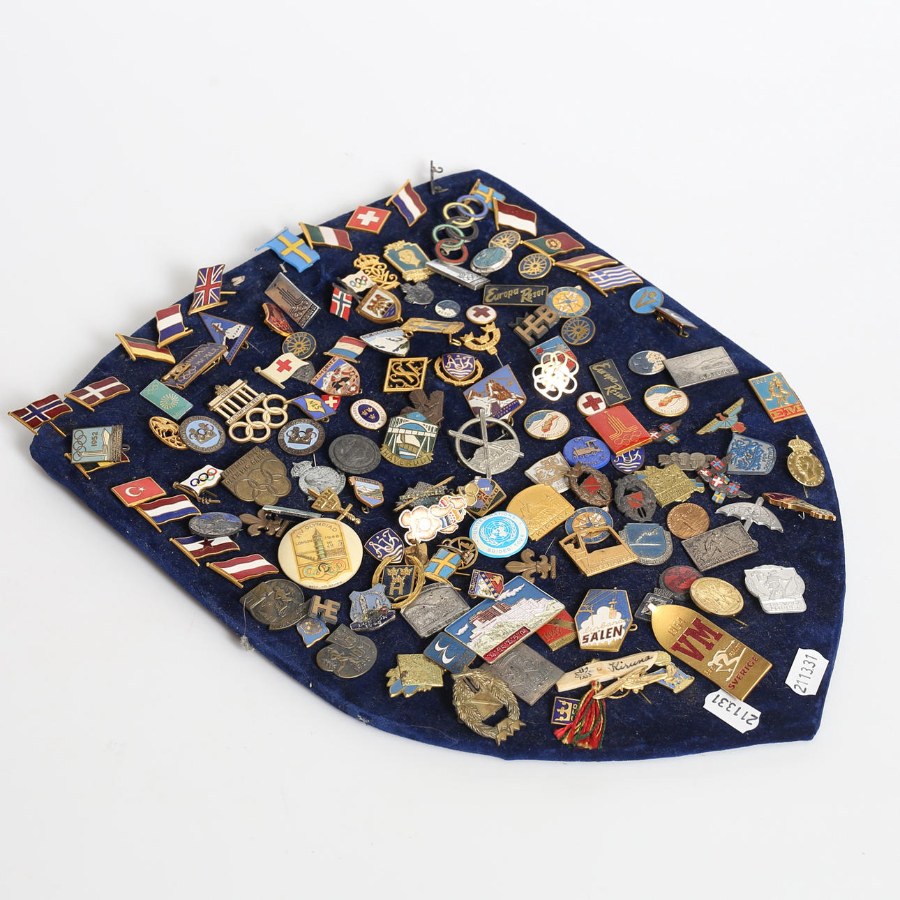 PIN-MÆRKER, herunder de olympiske lege.