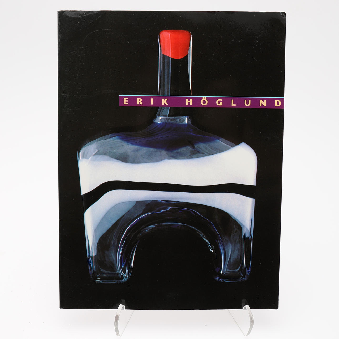 ERIK HÖGLUND - CATALOG WITH TWO MONOGRAM SIGNED COLOR LITHOGRAPHS.