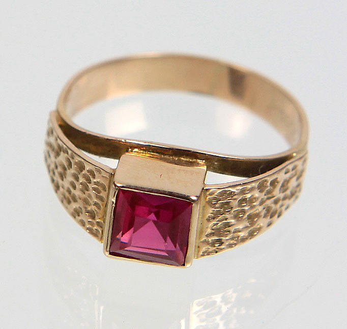 DAMENRING, 333 GOLD, ROSÉGOLD.