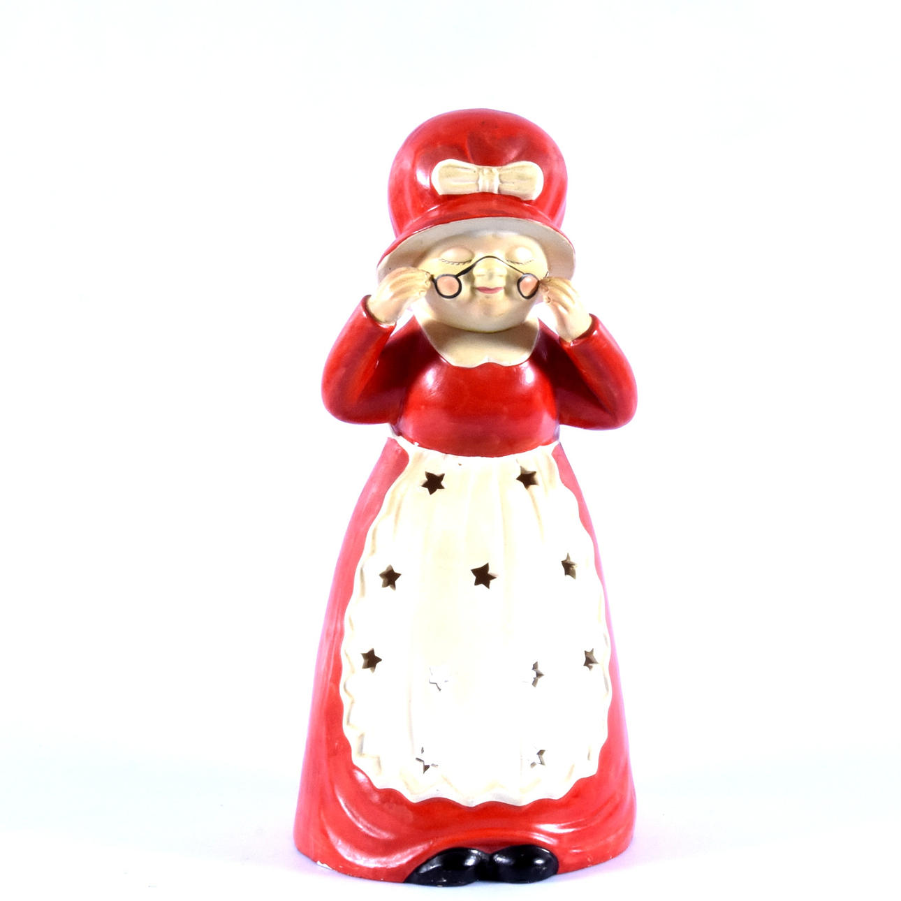 LANTERN, painted plaster, Lina design.