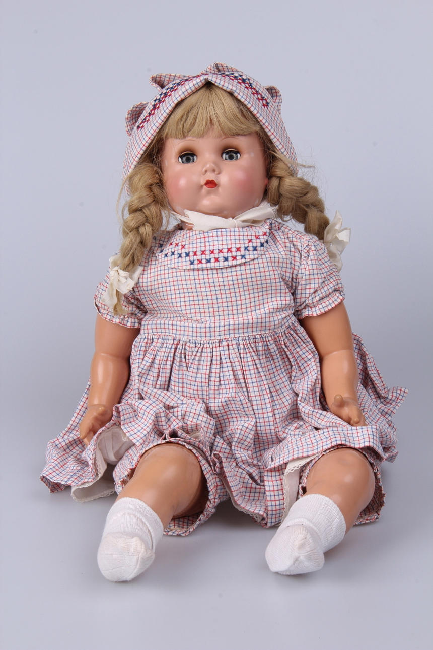 DOCKA, sk Amerikadocka, med tillbehör, 40-tal.