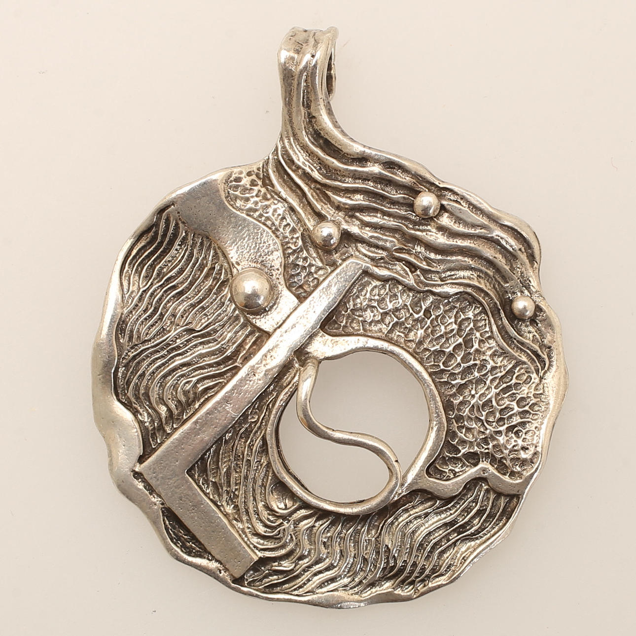 PENDANT, silver, Olle Ohlsson.