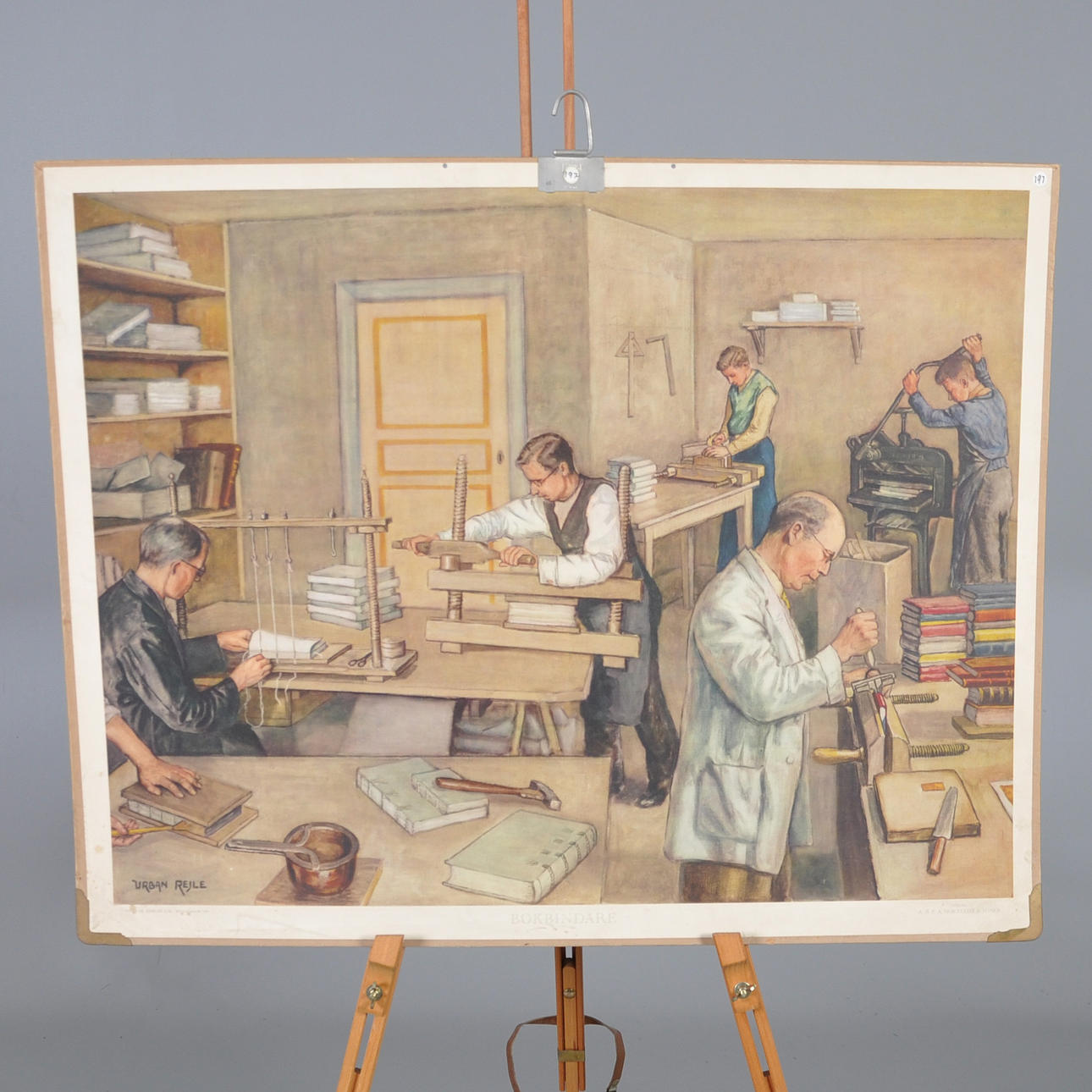 SCHULPLANSCH, Buchbinder.