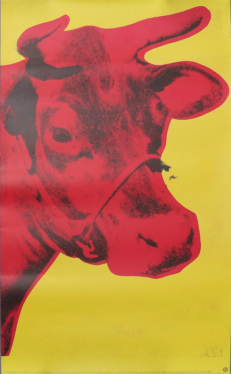 ANDY WARHOL. SEGÚN. "VACA".