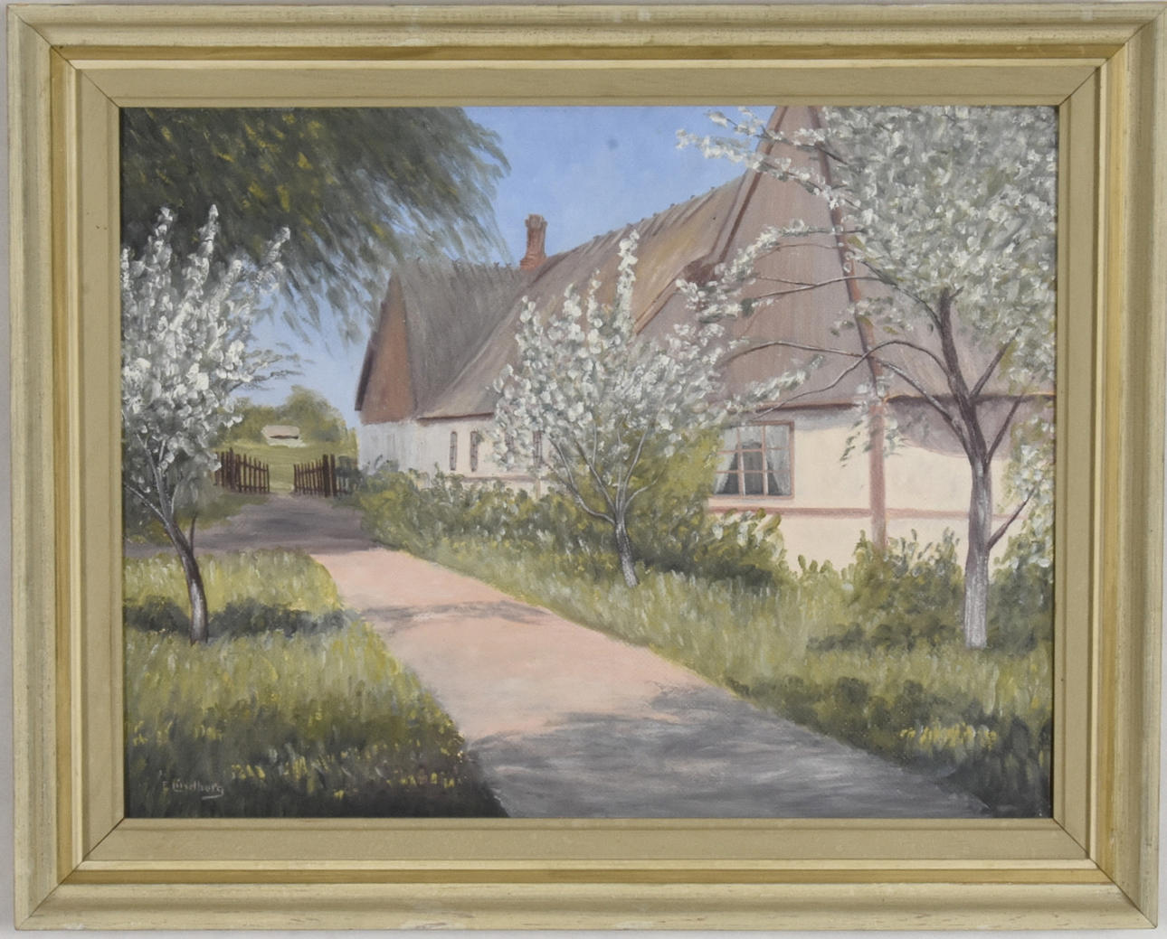 OIDENTIFIERAD KONSTNÄR. Olja på duk.