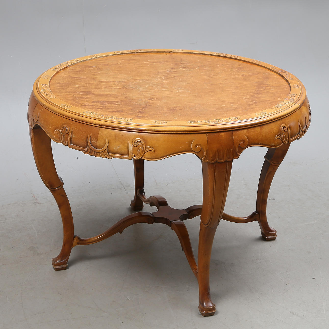 BORD, trä, runt, 1900-tal.