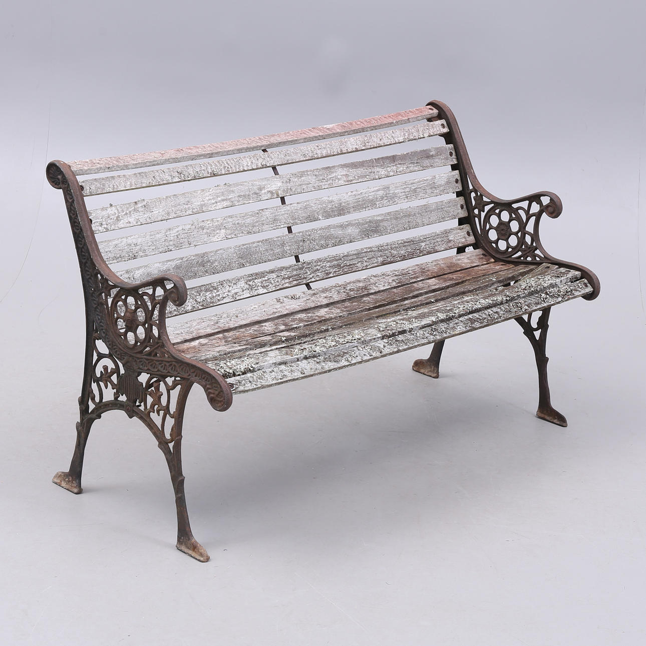 TRÄDGÅRDSSOFFA, gjutjärn.