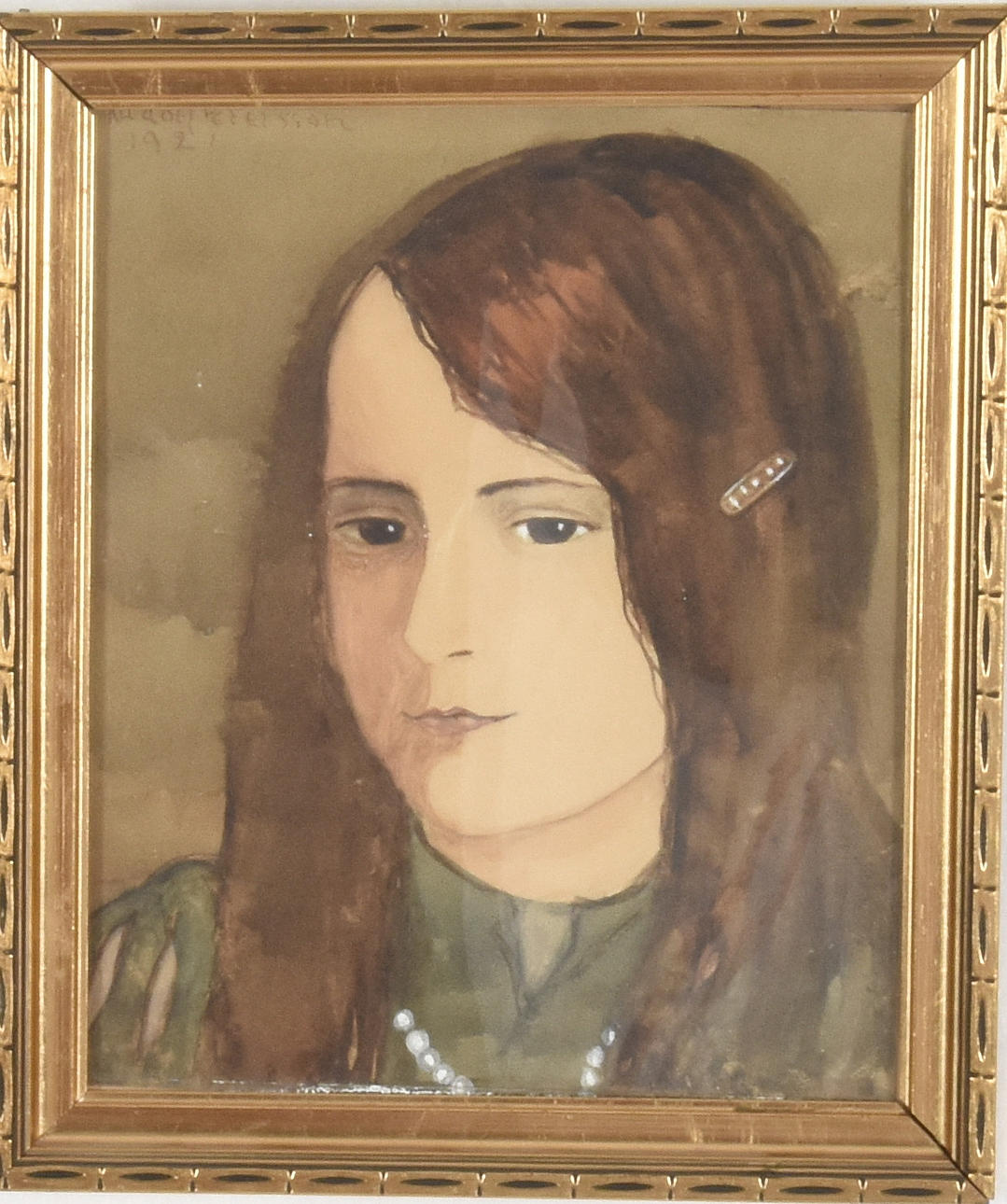 RUDOLF PETERSSON. Akvarell.