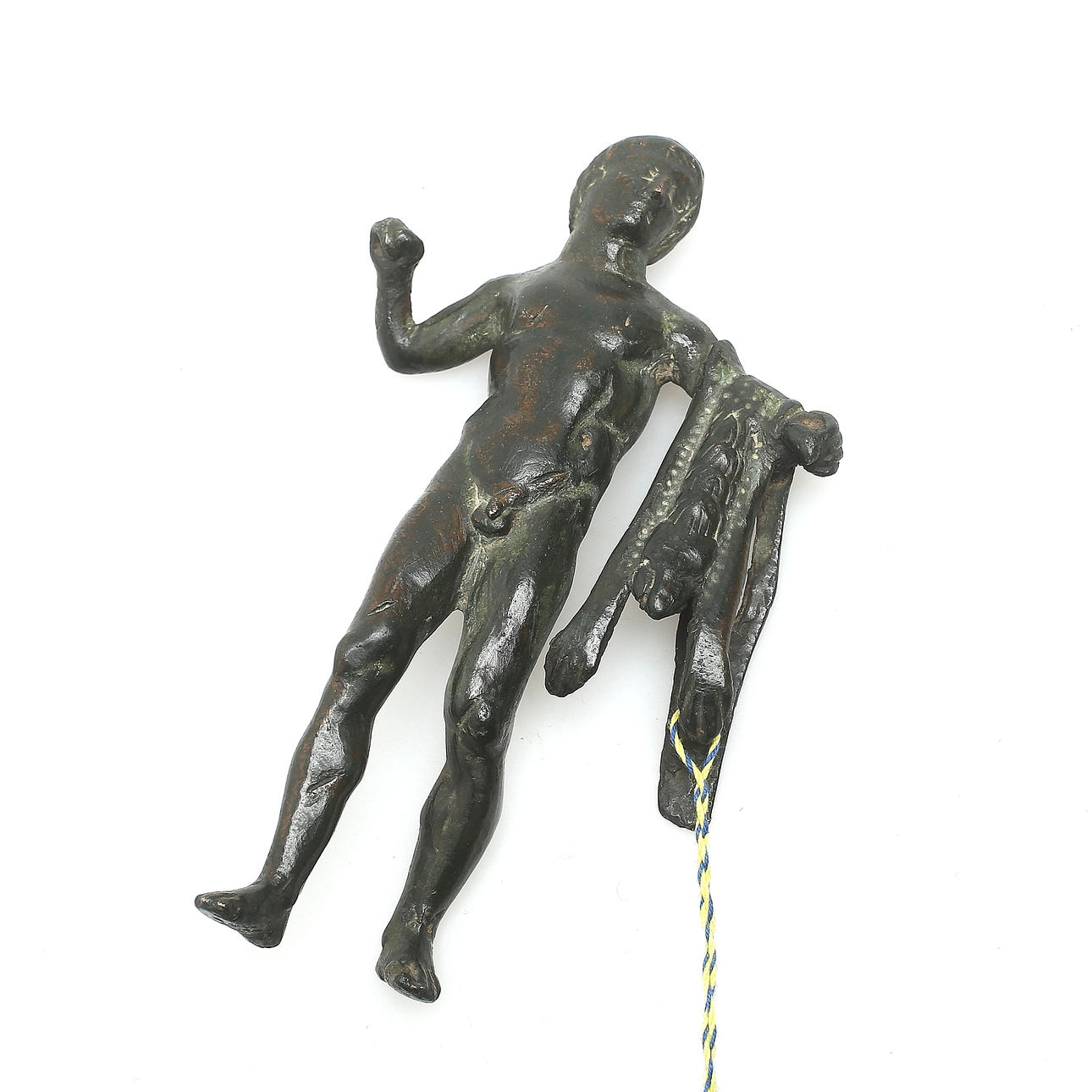 FIGUR, bronze, forestillende Herkules.