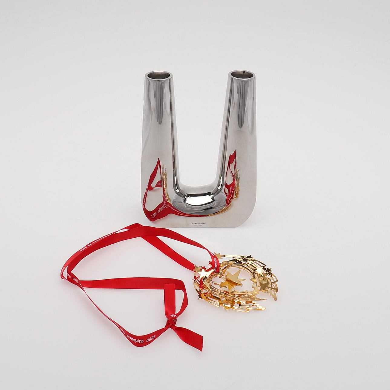 LJUSSTAKE OCH JULPRYDNAD, GEORG JENSEN.