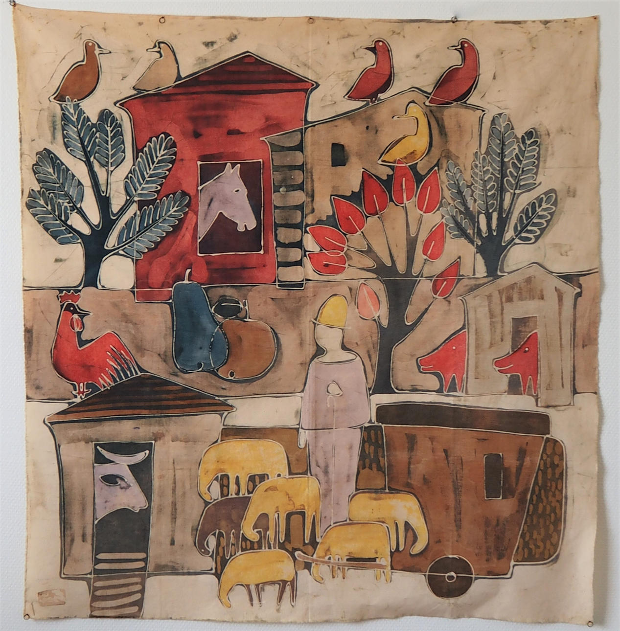 TAPIZ, batik, firma indistinta.