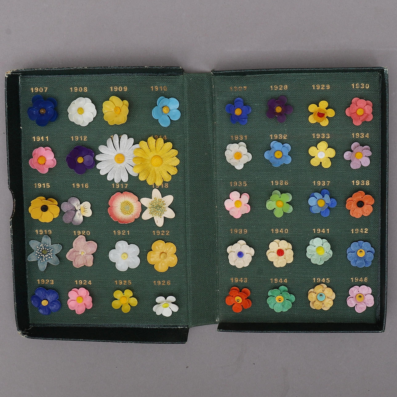 MAJBLOMMOR, 1907-1948.