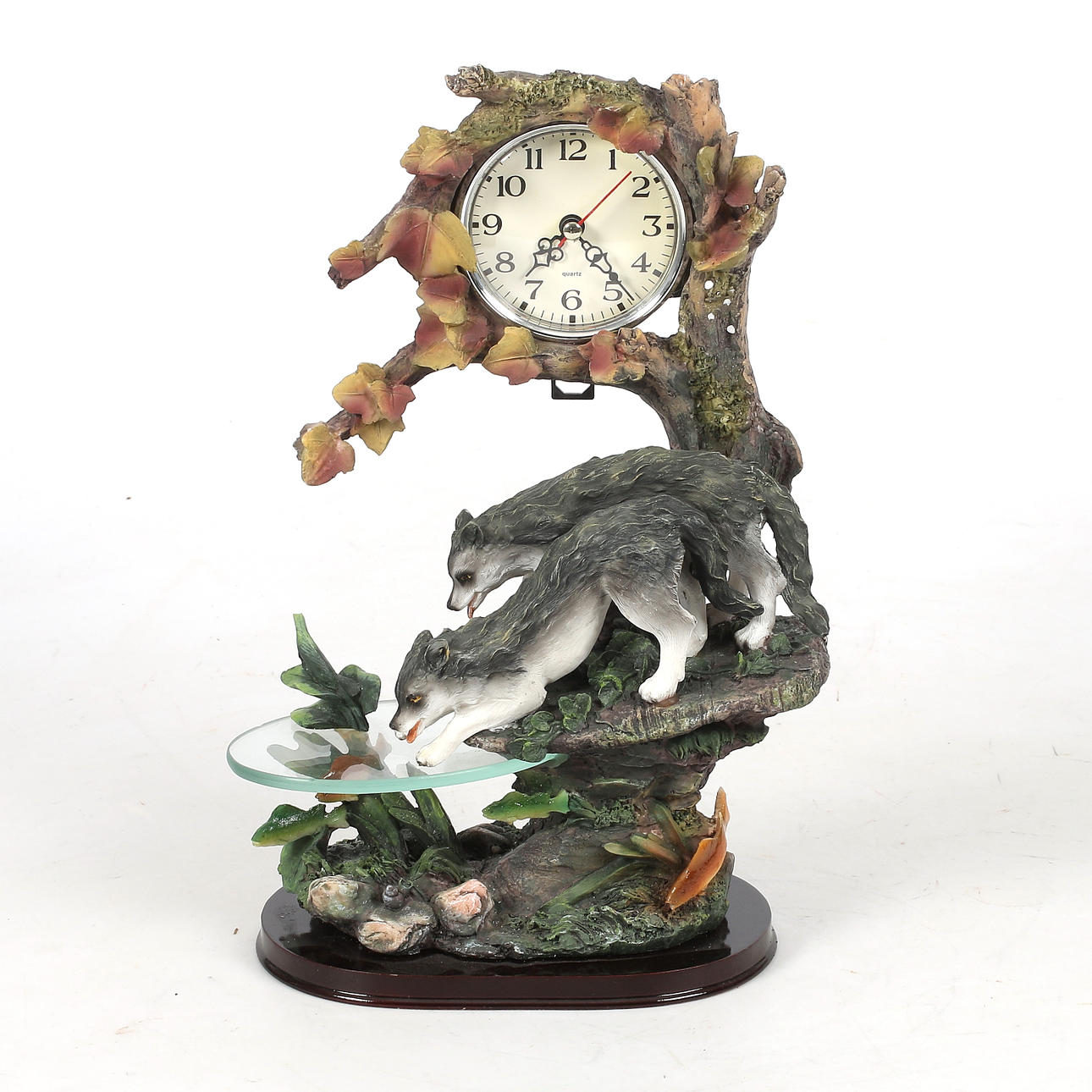 BORDSUR, konstmassa, vargar, 1900-tal.