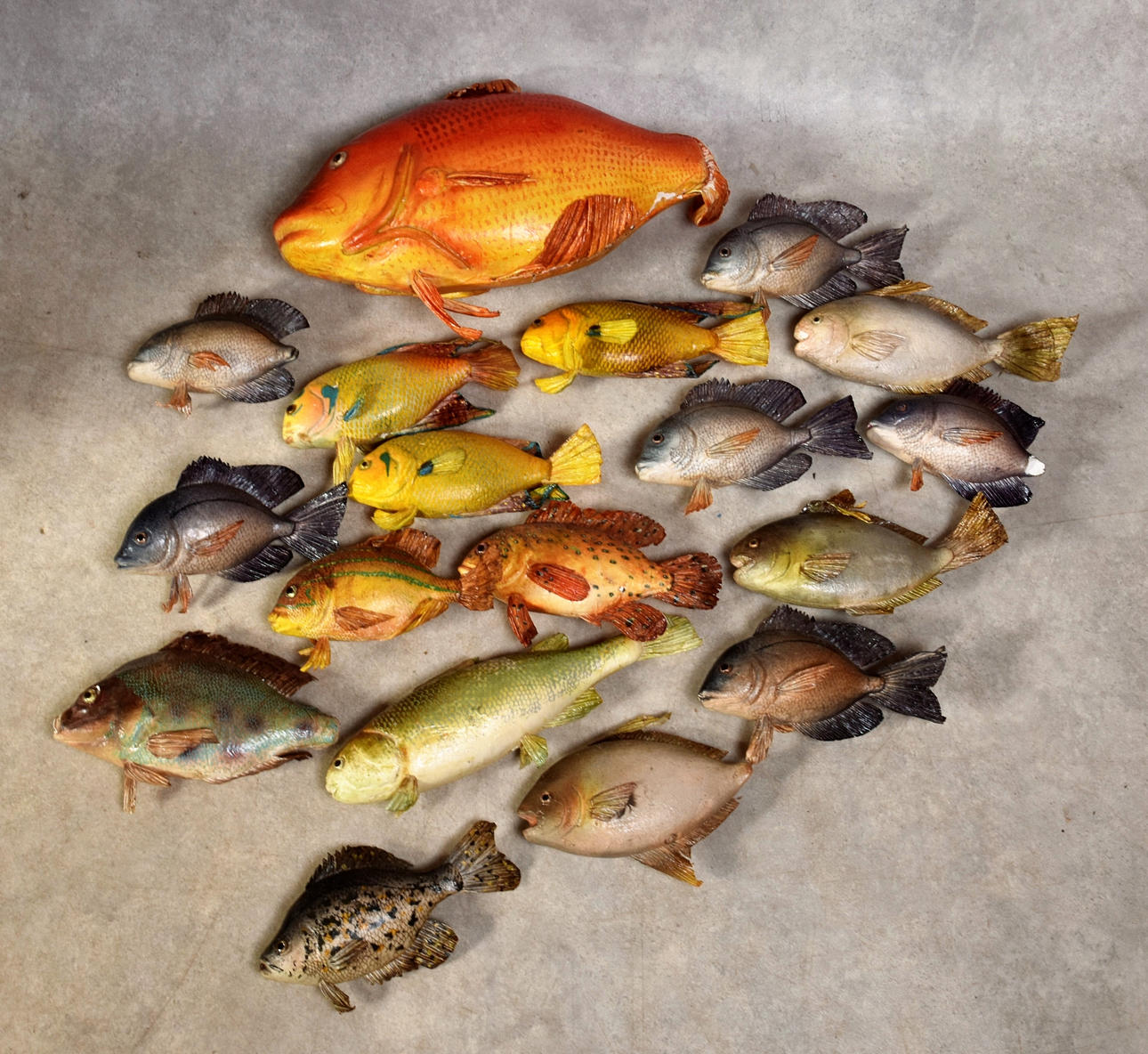 DECORATIVE FISH Italy 1960s.