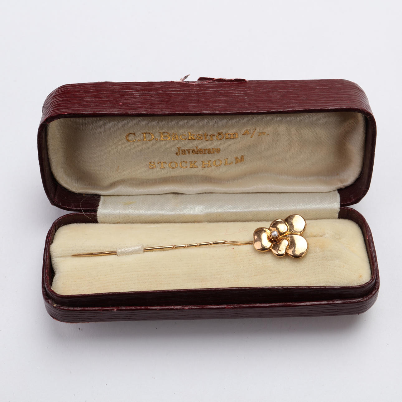 PIN-kode, guld, 18 karat, S7, vægt 1,64 gram.