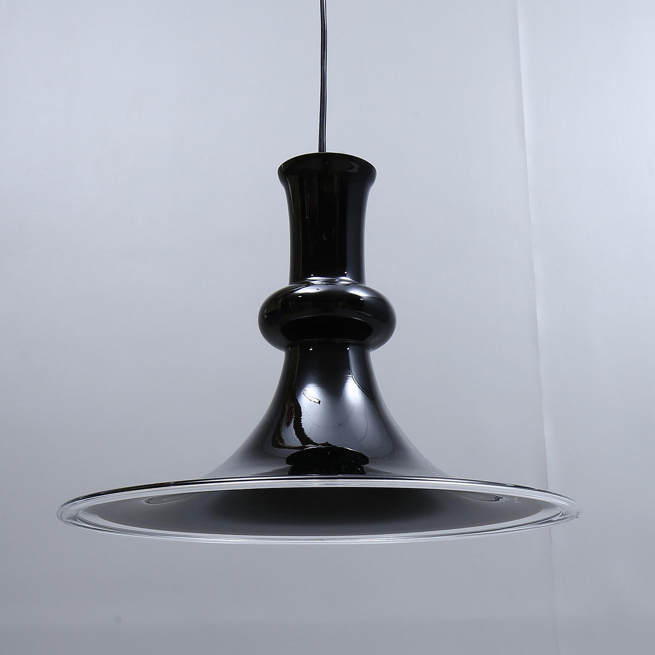 LOFTSLAMPE, glas, model "Etude", MB Pendel, Holmegaard.