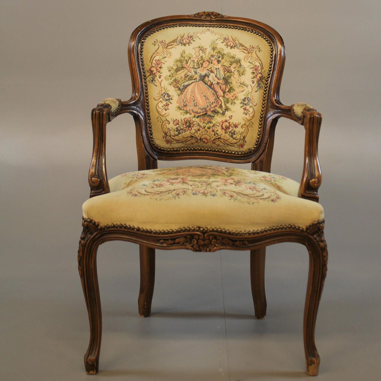 SILLÓN, estilo rococó.