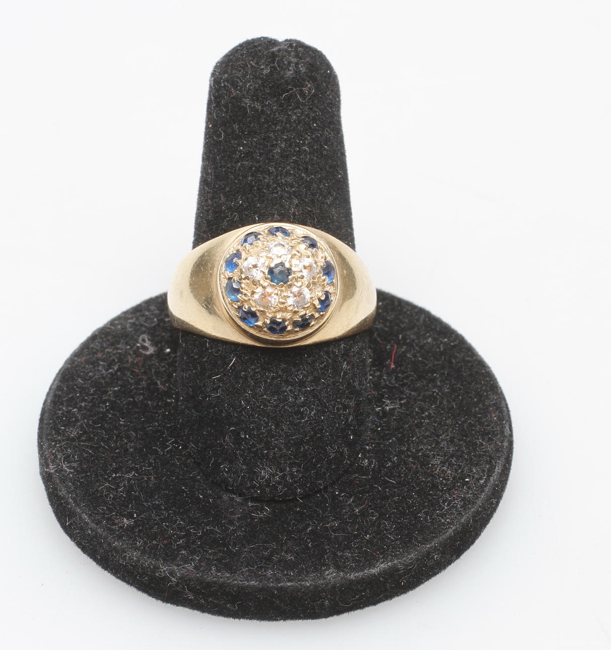 RING, 14k guld, med stenar, vikt ca 5,2 gr.