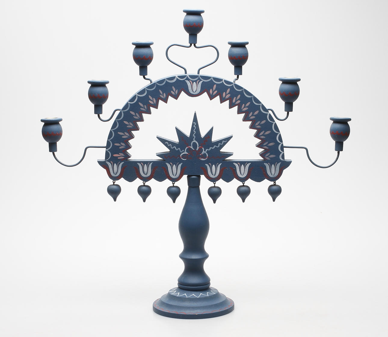 LJUSTAKE, trä, "smålandsstake".