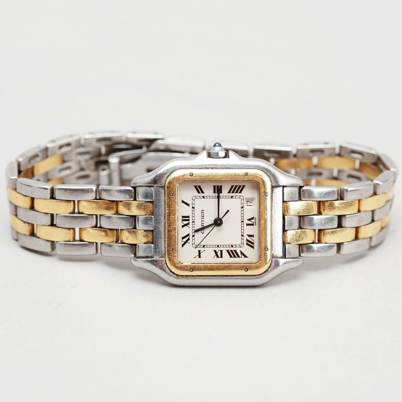 UR, Cartier, Panthère, Guld/stål, quartz.