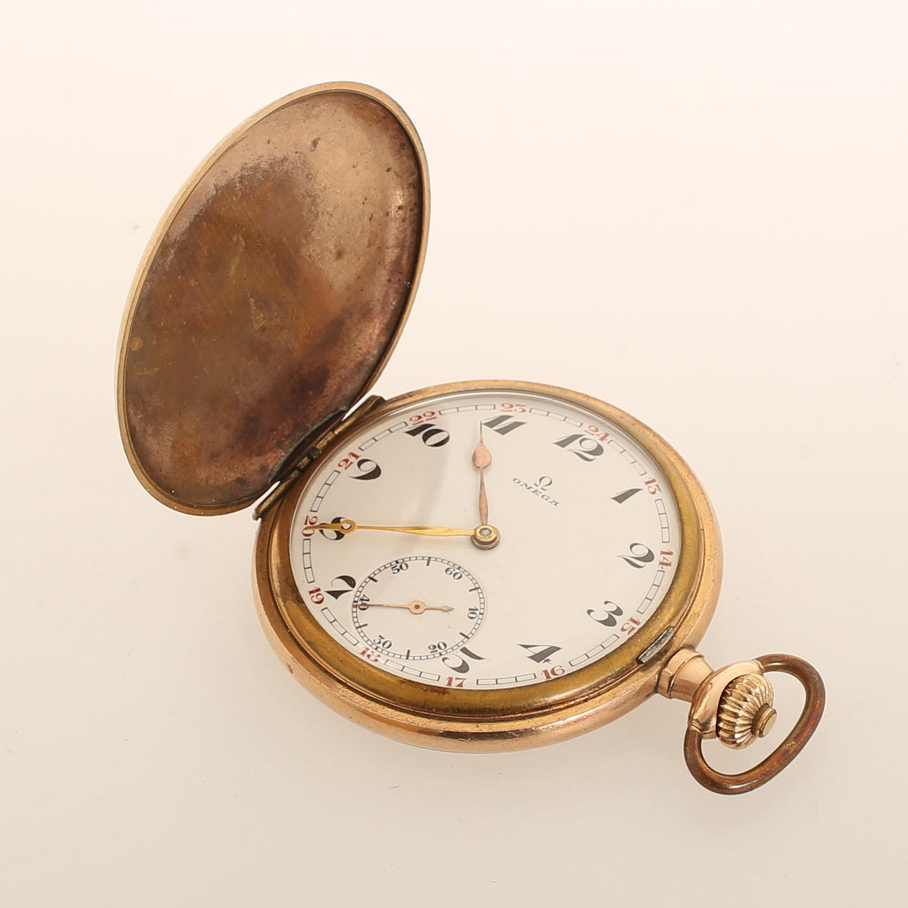 TASCHENUHR, Omega, Savonette.