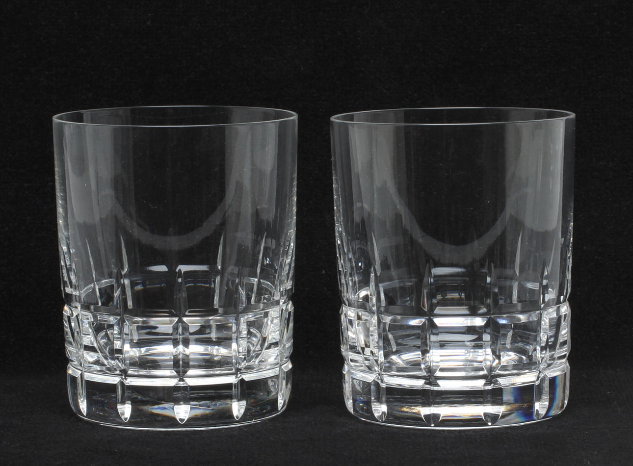 WHISKYGLAS, 6 st Vicke Lindstrand, "City", Kosta.