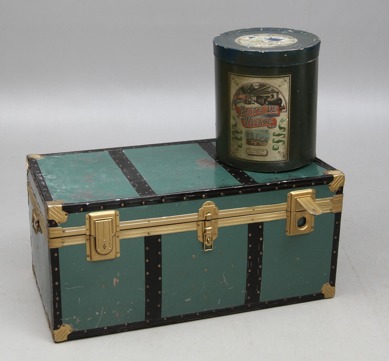 KOFFERT samt HATTASK 1900/2000-tal.