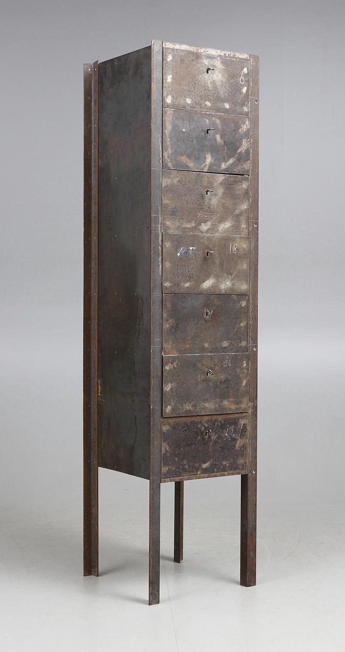 SKÅP MED LÅDOR, industri, 1930-tal.