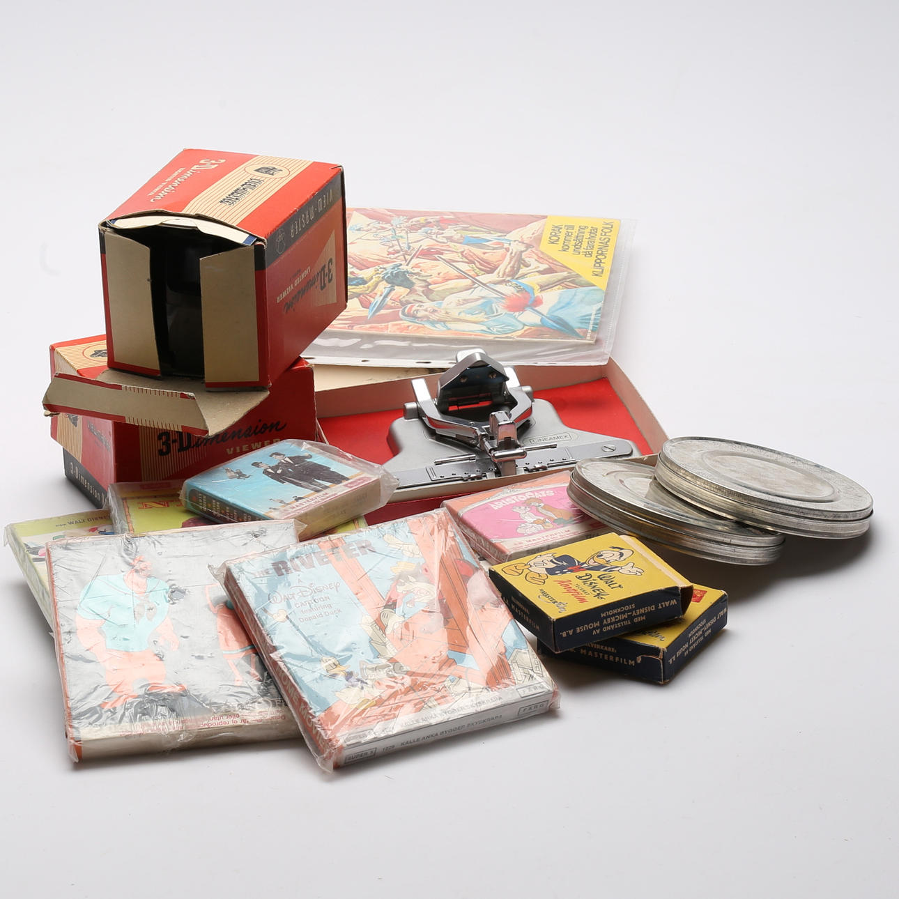 VIEW MASTER, 2 stk, SUPER 8 FILM med mere.